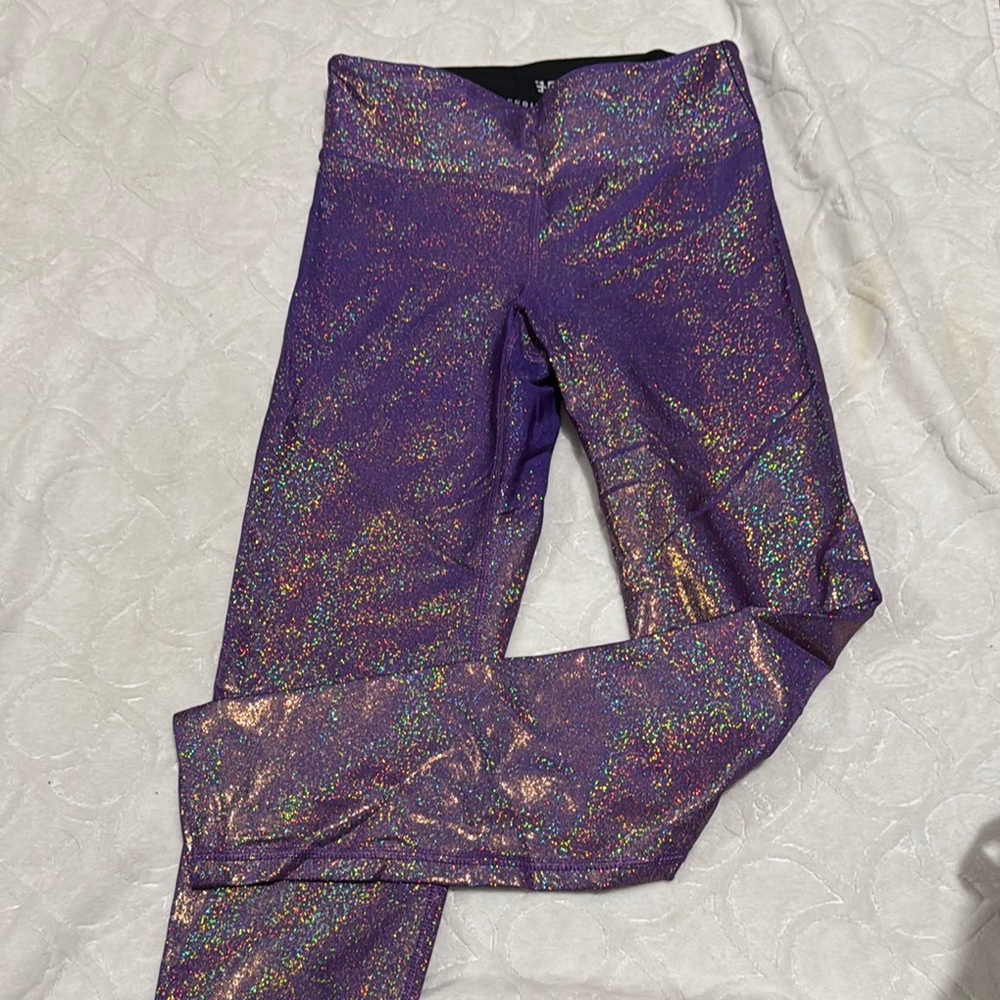 Heroine Sport Purple Shimmer Leggings